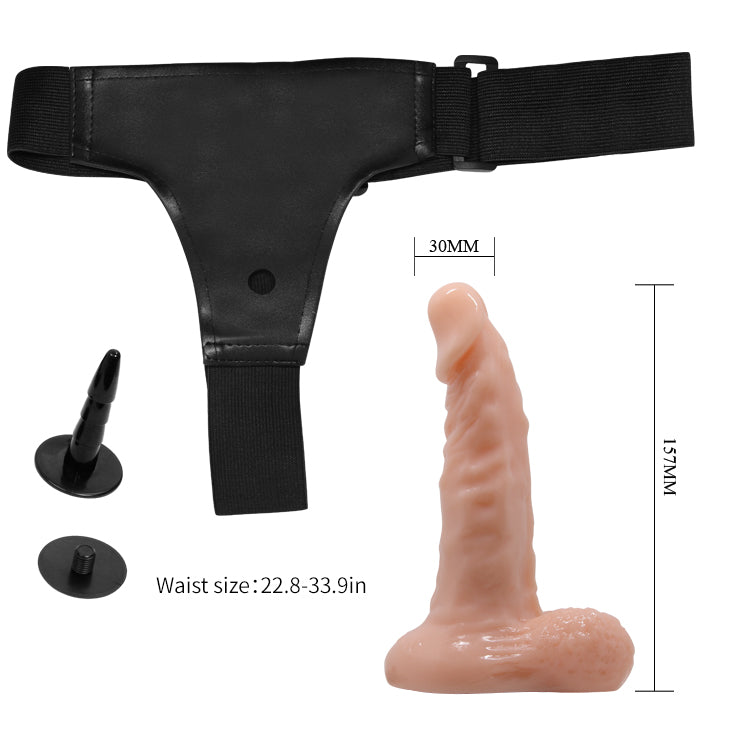 Strap On Dildo with Harness - Flesh - K. P.