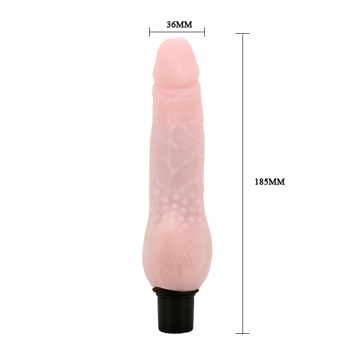 Vibrating Dildo - Flesh - K. P.