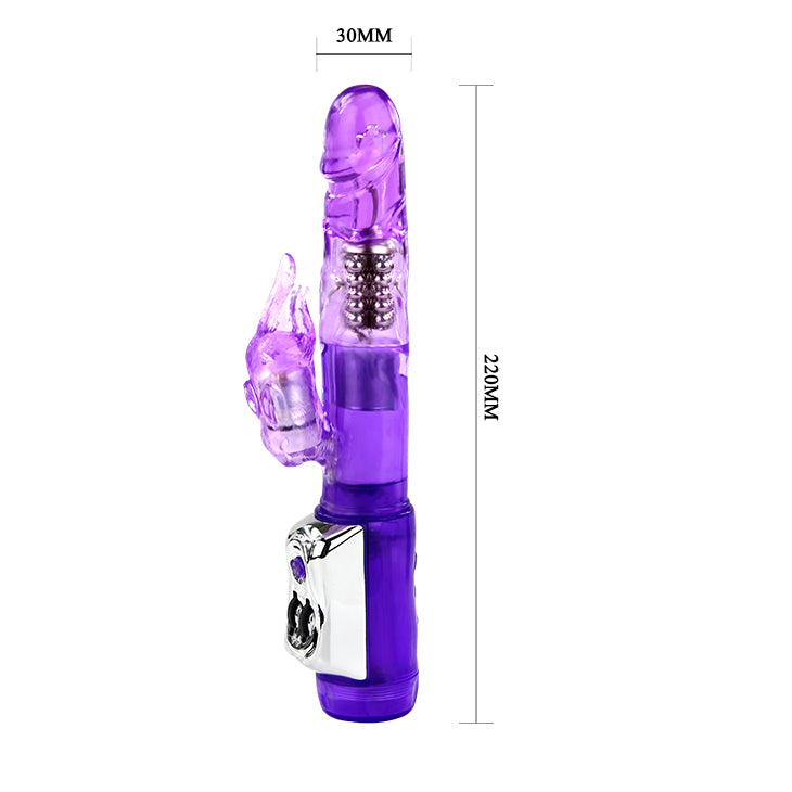 Rotating Rabbit Vibrator - Purple - K. P.