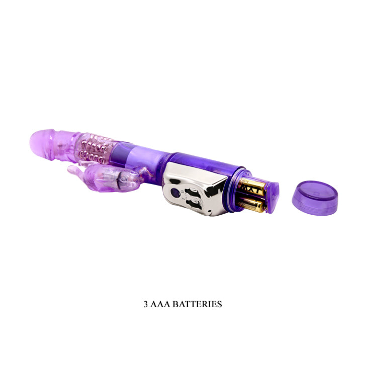 Rotating Rabbit Vibrator - Purple - K. P.