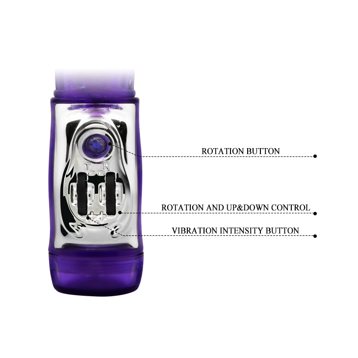 Thrusting Rabbit Vibrator - Purple - K. P.