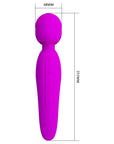 Rechargeable Wand Vibrator - Curtis - Purple