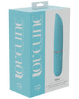 LoveLine - Beso - 10 Speed Vibrating Mini-Lipstick - Silicone - Rechargeable - Waterproof - Blue