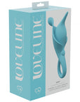 LoveLine - Lily - 10 Speed Clitoral Vibe - Sealed Silicone - Rechargeable - Submersible - Blue