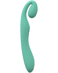 LoveLine - Obsession  - 10 Speed Dual Motor Vibe - Sealed Silicone - Rechargeable - Submersible - Green