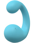 LoveLine - Playful  - 10 Speed Dual Motor Vibe - Sealed Silicone - Rechargeable - Submersible - Blue - K. P.