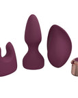 Loveline - Ultimate Kit - 10 Speed Bullet with Interchangeable Sleeves - Burgundy - K. P.