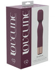 LoveLine - Glamour - 10 Speed Mini-Wand - Silicone - Rechargeable - Waterproof – Burgundy