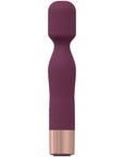 LoveLine - Glamour - 10 Speed Mini-Wand - Silicone - Rechargeable - Waterproof – Burgundy