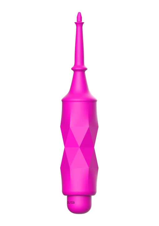 Luminous ABS Bullet With Silicone Sleeve 10-Speeds - Circe - Fuchsia
