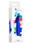 Luminous ABS Bullet With Silicone Sleeve 10-Speeds - Thea - Royal Blue - K. P.