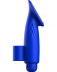 Luminous ABS Bullet With Silicone Sleeve 10-Speeds - Thea - Royal Blue - K. P.