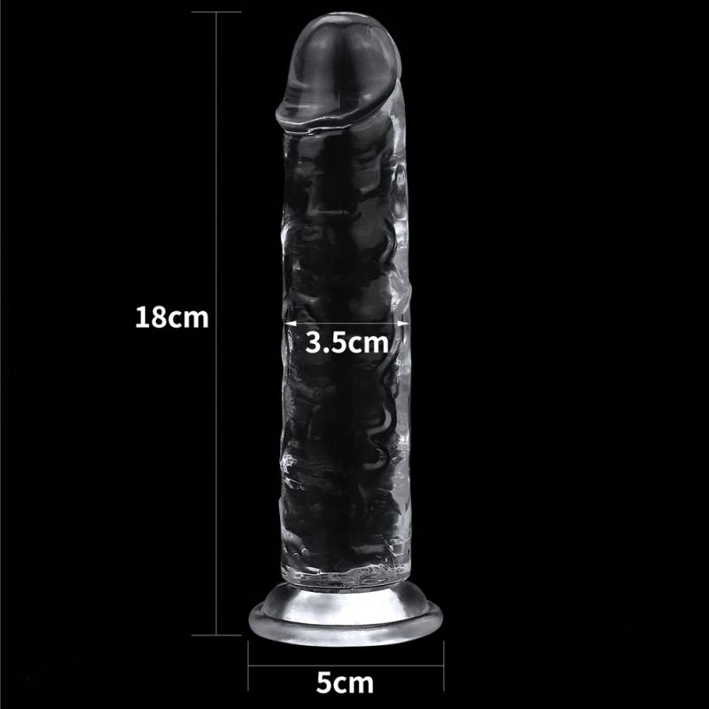 Dildo - Flawless 7" - Clear - K. P.