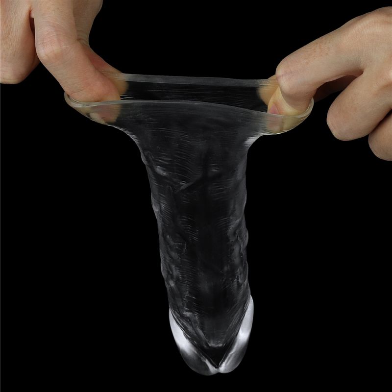 Penis Extender Sleeve Plus 1 Inch - Clear - K. P.