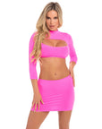 Stop and Stare 2 Piece Skirt Set - Multiple Colours