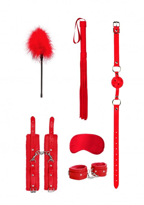 Ouch! - Beginners Bondage Kit - Red - K. P.