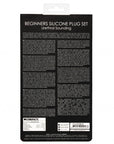 Ouch! - Silicone Beginners Plug Set - Black