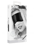 Ouch! Black & White - Satin Eye-Mask - Black - K. P.