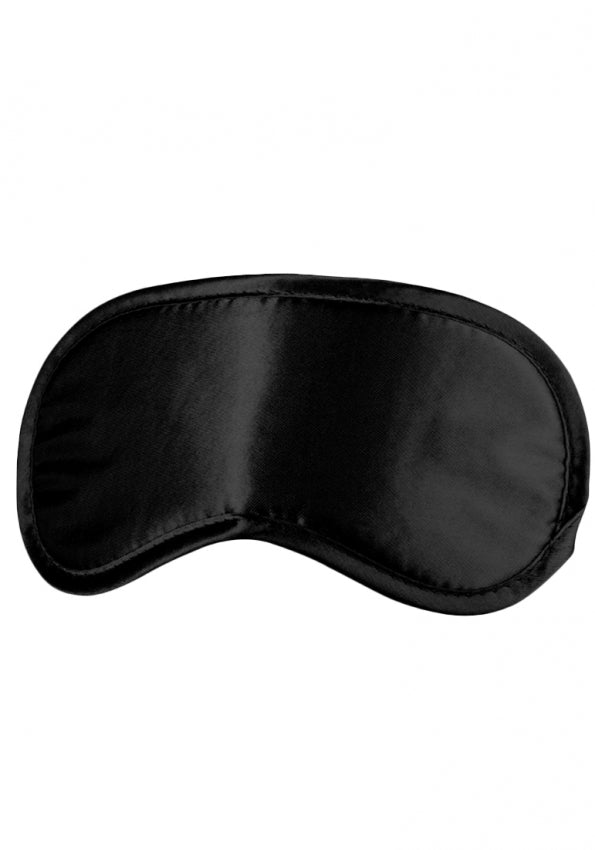 Ouch! Black & White - Satin Eye-Mask - Black - K. P.