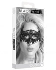 Ouch! Black & White - Lace Eye-Mask- Empress - Black - K. P.