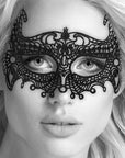 Ouch! Black & White - Lace Eye-Mask- Empress - Black - K. P.