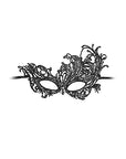 Ouch! Black & White - Lace Eye-Mask - Royal - Black - K. P.