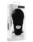 Ouch! Black & White - Submission Mask - With Open Mouth - Black - K. P.