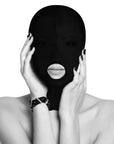 Ouch! Black & White - Submission Mask - With Open Mouth - Black - K. P.