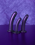 Ouch! - Smooth G-Spot Dildo 5'' - Metallic Purple