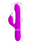 4in1 Multi-Function Rolling Beads Rabbit Vibrator - Falin - Multiple Colours - K. P.