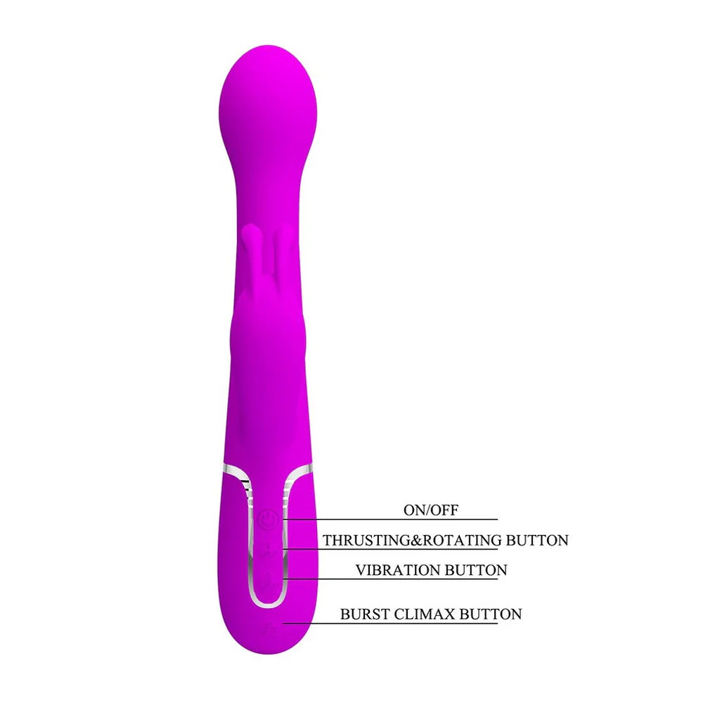 3in1 Multi-Function Vibrator - Dejon - Multiple Colours - K. P.