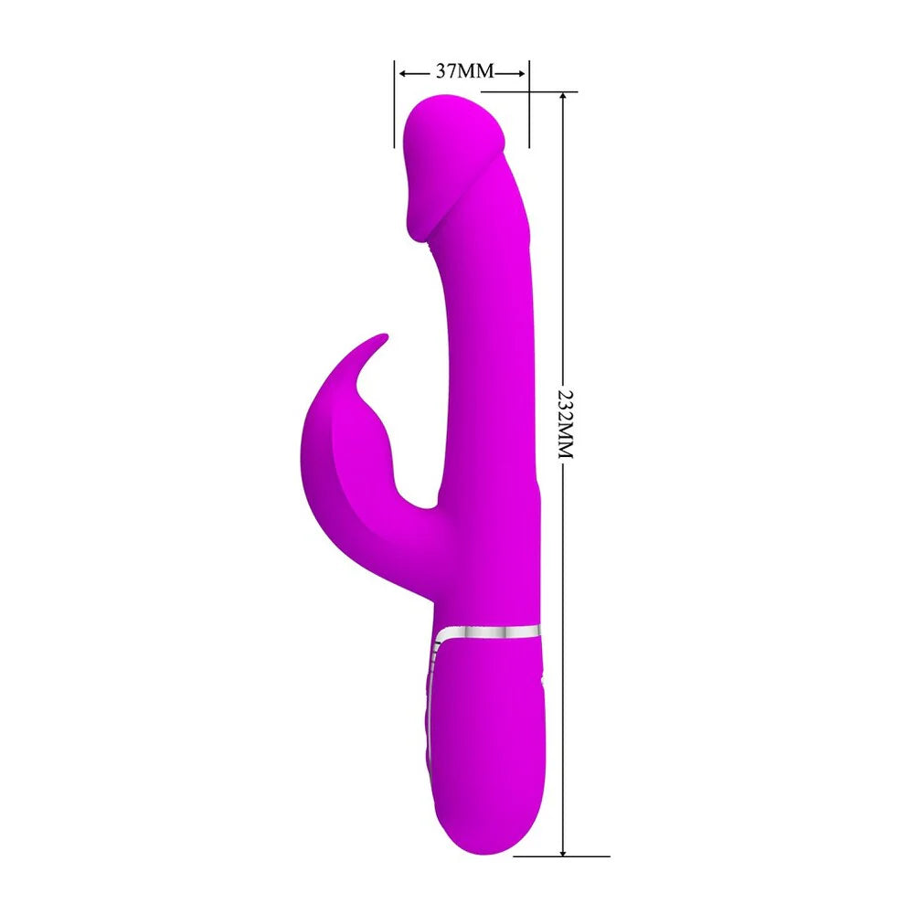 3in1 Multi-Function Rabbit Vibrator - Kampas - Multiple Colours - K. P.