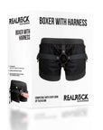 RealRock - Boxer with Harness - Black