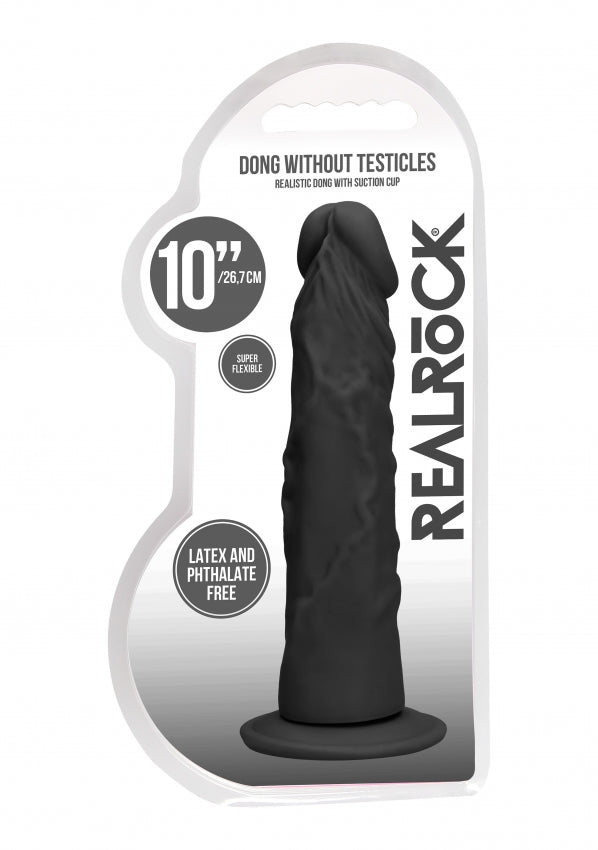 RealRock - Dong without testicles 10'' - Black - K. P.