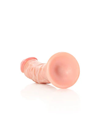 Realrock - Curved Realistic Dildo with Suction Cup 6''/ 15.5 cm - Flesh - K. P.