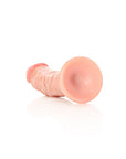 Realrock - Curved Realistic Dildo with Suction Cup 6''/ 15.5 cm - Flesh - K. P.