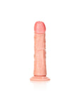 Realrock - Curved Realistic Dildo with Suction Cup 6''/ 15.5 cm - Flesh - K. P.