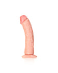 Realrock - Curved Realistic Dildo with Suction Cup 6''/ 15.5 cm - Flesh - K. P.