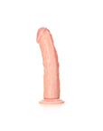 Realrock - Curved Realistic Dildo with Suction Cup 7'' - Flesh - K. P.