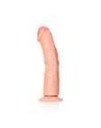 RealRock - Curved Realistic Dildo with Suction Cup 10'' - Flesh - K. P.