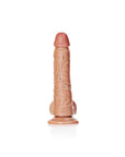 Realrock - Straight Realistic Dildo with Balls and Suction Cup 8''/ 20.5 cm - Tan - K. P.