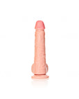 RealRock - Straight Realistic Dildo with Balls and Suction Cup 9'' - Flesh - K. P.