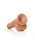 RealRock - Straight Realistic Dildo with Balls and Suction Cup 9'' - Tan - K. P.