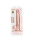 Realrock - Straight Realistic Dildo with Balls and Suction Cup 12''/ 30.5 cm - Flesh - K. P.