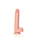 Realrock - Straight Realistic Dildo with Balls and Suction Cup 12''/ 30.5 cm - Flesh - K. P.