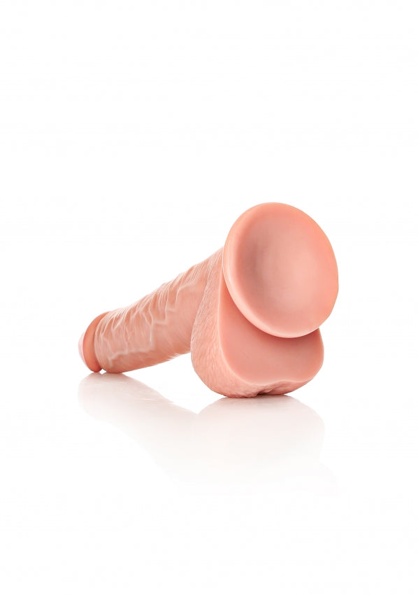 Realrock - Straight Realistic Dildo with Balls and Suction Cup 12''/ 30.5 cm - Flesh - K. P.