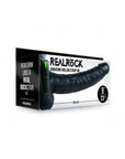 RealRock - Vibrating Hollow Strap-On with Balls 9'' - Black