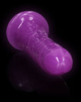 9" Inch Slim Glow in the Dark Neon - Purple