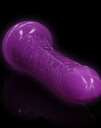 10" Inch Slim Glow in the Dark Neon - Purple