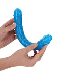 12" Inch Double Dong Glow in the Dark Neon - Blue - K. P.